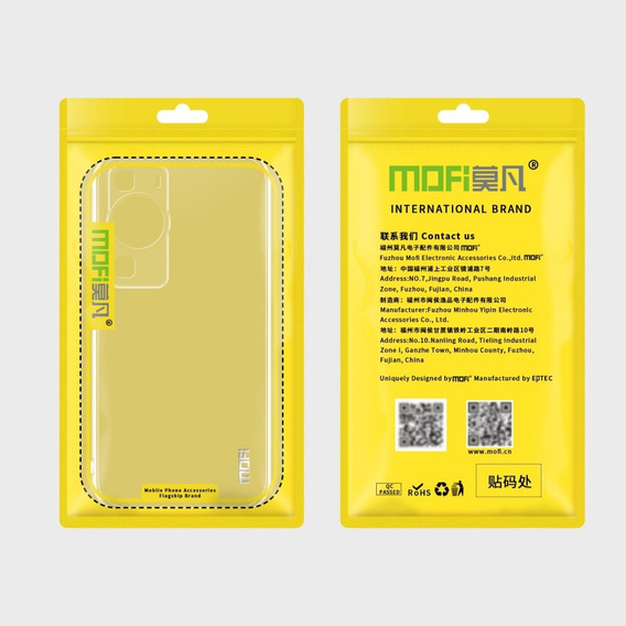 Etui MOFI Case do Huawei P60 / P60 Pro, Cienkie, Przezroczyste