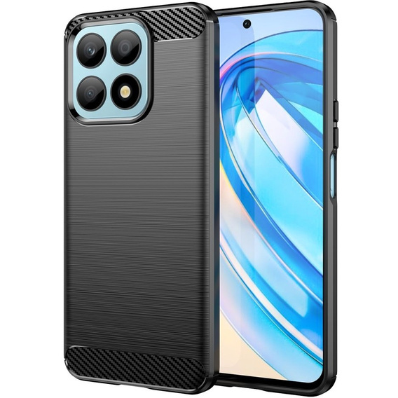 Etui do Honor X8a 5G, Karbon, czarne