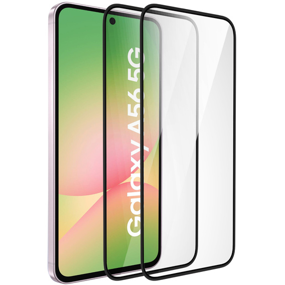 2x Szkło Hybrydowe ERBORD Ceramic do Samsung Galaxy A56 5G – elastyczna ochrona całego ekranu