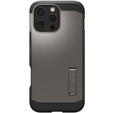 Etui Spigen do iPhone 16 Pro Max, Tough Armor Mag MagSafe, szare + Szkło Hartowane 9H