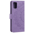 Etui z klapką do Oppo Reno6 5G, Mandala, fioletowe