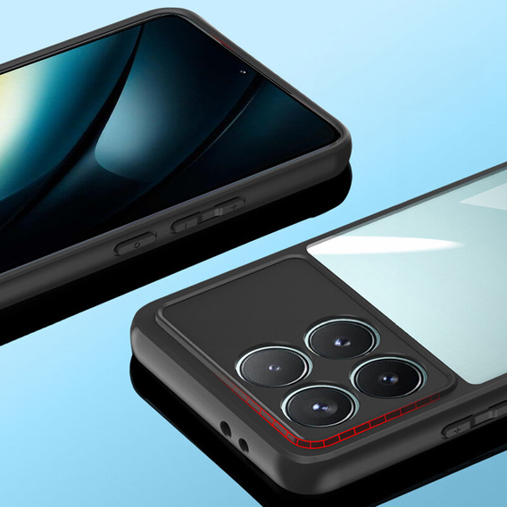 Etui do Xiaomi Poco F6 Pro, Fusion Hybrid, przezroczyste