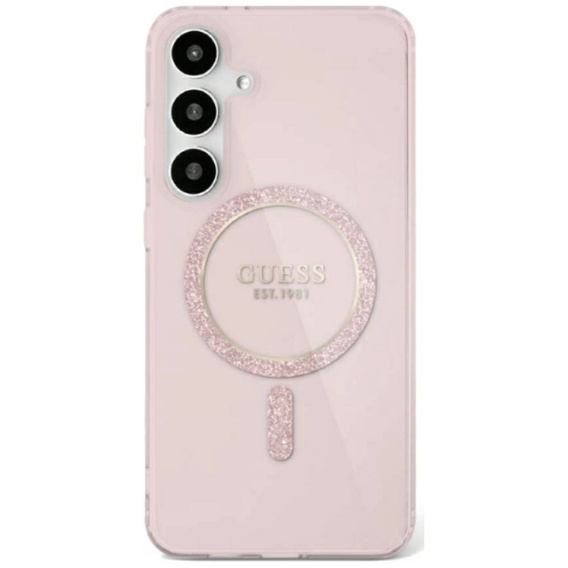 Etui GUESS IML Glitter Circle do Samsung Galaxy S25