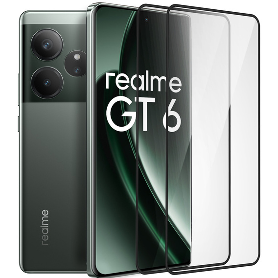 2x Szkło Hartowane ERBORD 3D do Realme GT 6 – ochrona całego ekranu