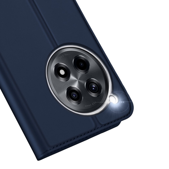 Etui Dux Ducis do OnePlus 12R, Skinpro, granatowe