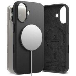 Etui Ringke do iPhone 17, Silicone MagSafe, Black