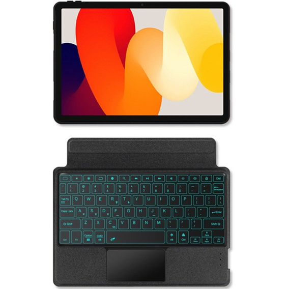 Etui z klawiaturą do Xiaomi Redmi Pad SE 11", Keyboard Touchpad, czarne