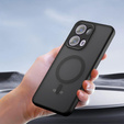 Etui do Oppo Reno 13 Pro, do MagSafe, ERBORD Matt Case, czarny
