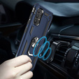 Etui pancerne do Samsung Galaxy A72 5G, Nox Case Ring, niebieskie