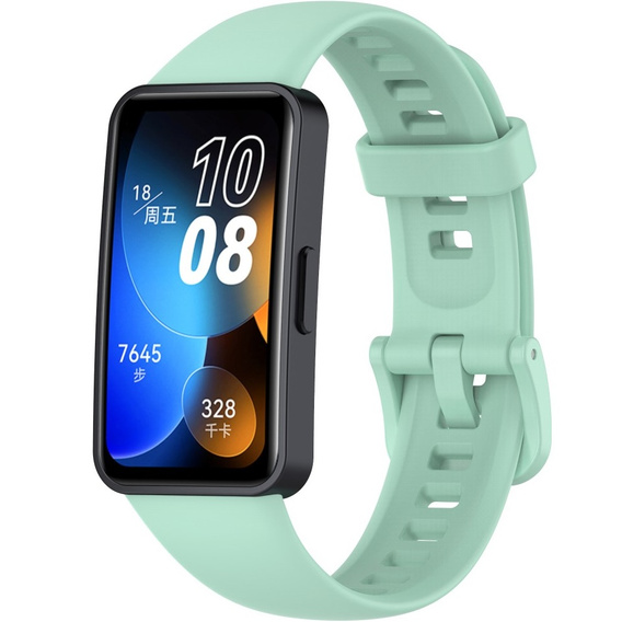 Pasek Silikonowy do Huawei Band 8 / Huawei Band 9 / Huawei Band 10, Biały, Jasnozielony, Czerwony
