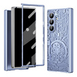 Etui do Samsung Galaxy Z Fold7 5G, Mechanical Legend, niebieskie