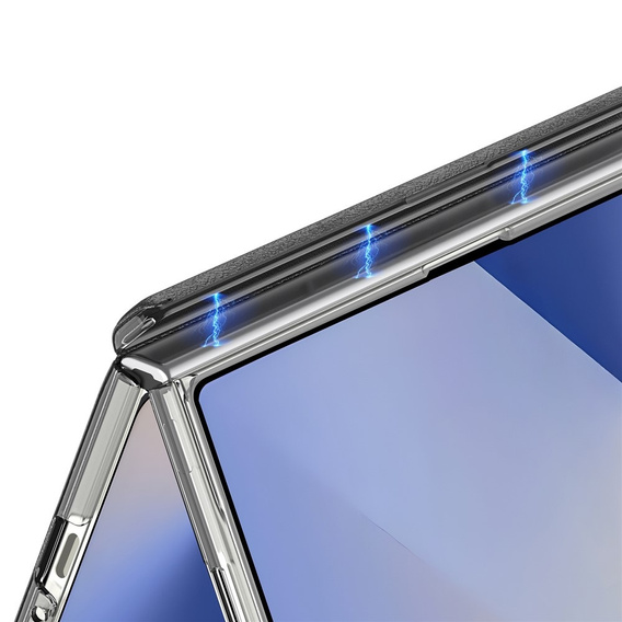 Etui Dux Ducis Stex z podstawką i szkłem hartowanym do Samsung Galaxy Z Fold7 5G