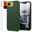 Etui Spigen do iPhone 16E, Nano Pop MagSafe, zielone + Szkło Hartowane 9H