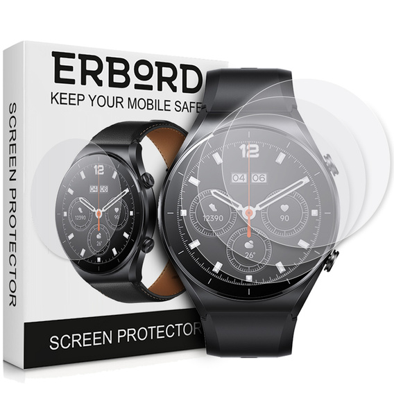 3x Folia Hydrożelowa ERBORD do Xiaomi Mi Watch S1
