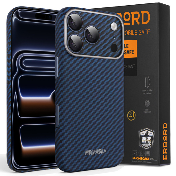 Etui ERBORD Full Kevlar do MagSafe do iPhone 17 Pro