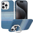 Etui do iPhone 15 Pro Max, Frame Kickstand, do MagSafe, Moon Blue