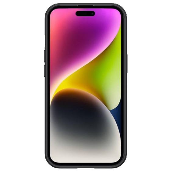 Etui do iPhone 15 Plus, pancerne Nillkin, CamShield Pro, Czarne