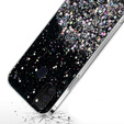 Etui do Samsung Galaxy M21, Glittery, czarne
