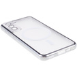 Etui Magnetic Dual Glass MagSafe do Samsung Galaxy S22, srebrne