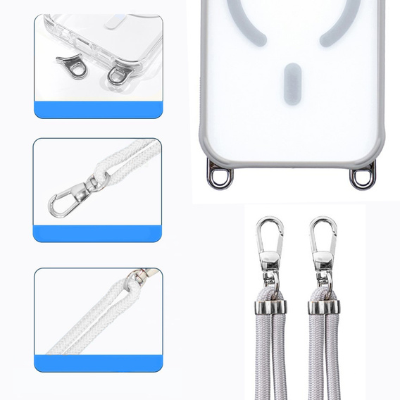 Etui z podstawką i odpinaną smyczą, do MagSafe do iPhone 17 Pro Max