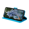 Etui z klapką do Samsung Galaxy A34 5G, Mandala, niebieskie