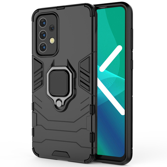 Etui do Samsung Galaxy A33 5G, Kickstand Ring, czarne