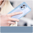 Etui do Motorola Moto G13 / G23, Fusion Hybrid, przezroczyste / niebieskie