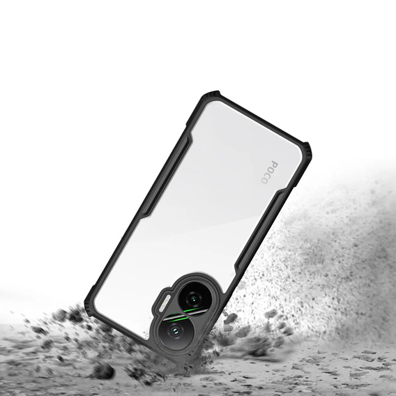 Etui do Xiaomi Poco F7, AntiDrop Hybrid, czarne