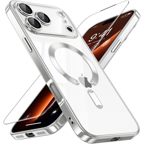 Etui magnetyczne z ochroną obiektywu do iPhone 17 Pro Max