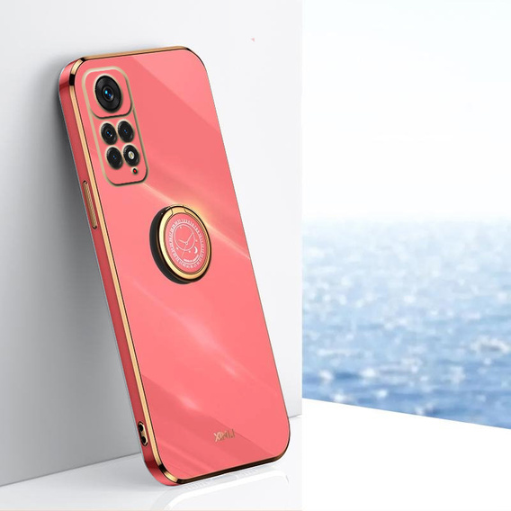 Etui do Xiaomi Redmi Note 11 / 11S, Electro Ring, czerwone