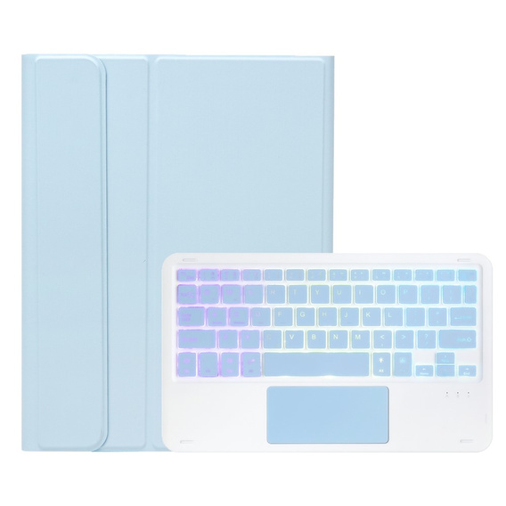 Etui z podświetlaną klawiaturą Bluetooth i touchpadem do Samsung Galaxy Tab A11+