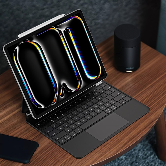 Etui z klawiaturą do iPad Pro 13" 2024 (7 gen.), Dux Ducis MK Series, czarne