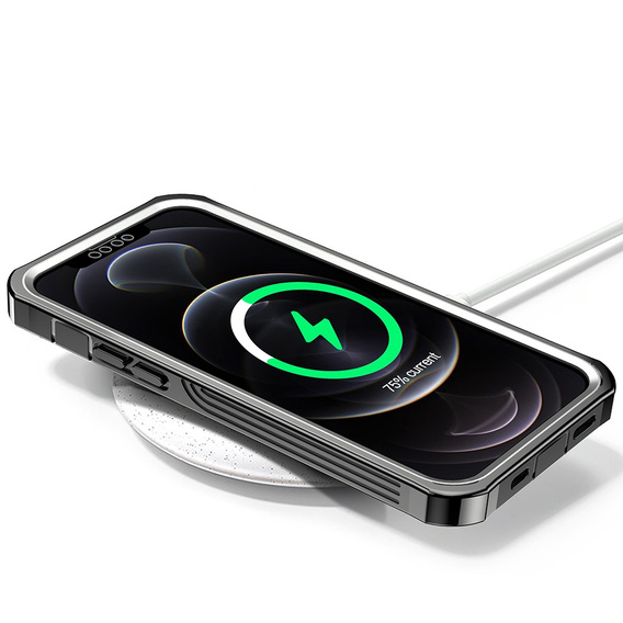 Etui do iPhone 13 mini, Shockproof, z folią, czarne
