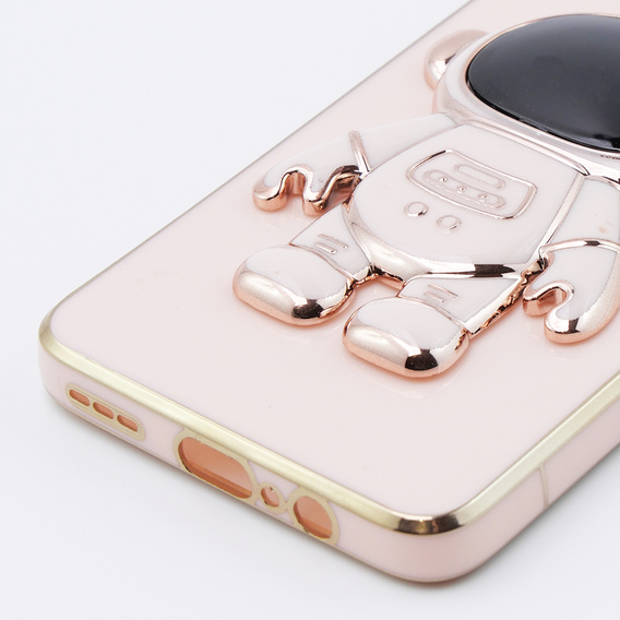 Etui do Motorola Moto G54 5G, Astronaut, różowe rose gold