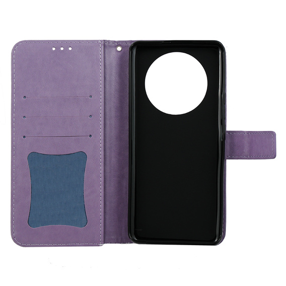 Etui z klapką do Realme 11 Pro 5G / Pro+ 5G, Mandala, fioletowe
