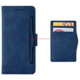 Etui z klapką do Samsung Galaxy A56 5G, Card Slot, granatowe
