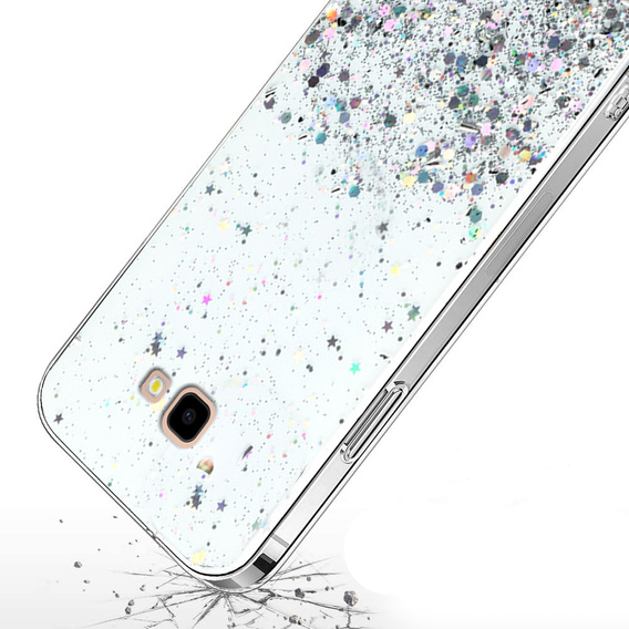 Etui do Samsung Galaxy J4 Plus, Glittery, przezroczyste