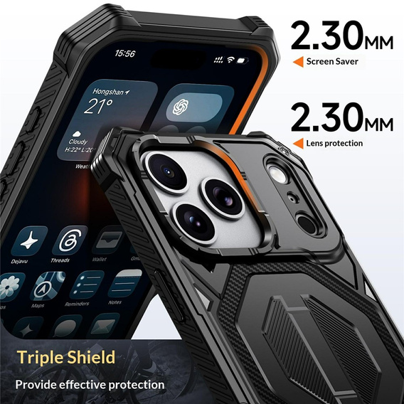 Etui ochronne z podstawką kompatybilne z MagSafe do iPhone 17 Pro Max