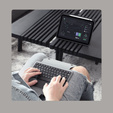 Etui z klawiaturą do iPad 11" 2025 A16 (11 gen.) / iPad 10.9" 2022 (10 gen.), NILLKIN Bumper Pen Slot, czarne