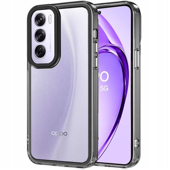 Etui do Oppo A80, Fusion Hybrid, przezroczyste / czarne