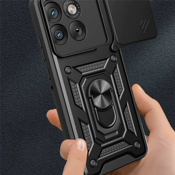 Etui pancerne CamShield Slide z osłoną aparatu i ringiem do Motorola Edge 70