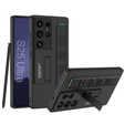 Etui GKK do Samsung Galaxy S25 Ultra z podstawką i paskiem – czarne