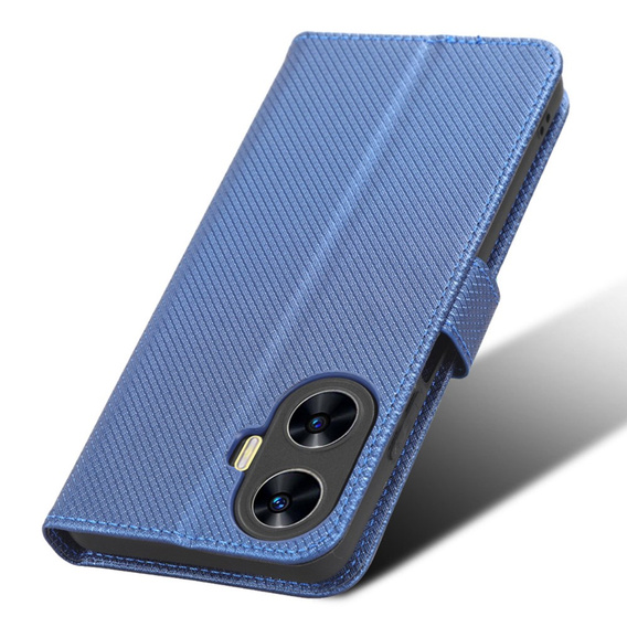 Etui z klapką do Realme C55, Wallet, Smart Magnet, niebieskie