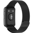 Pasek Bransoleta Milanese do Huawei Watch Fit, Czarny