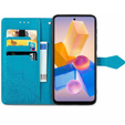 Etui z klapką do Infinix Hot 40i, Mandala, niebieskie