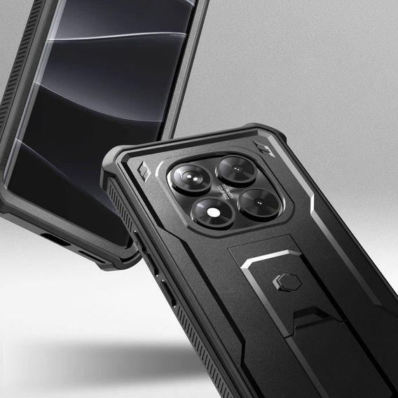Etui Tech-Protect do Xiaomi Redmi Note 14 Pro 5G / Xiaomi Poco X7 5G, Kevlar, Czarne