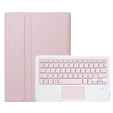 Etui z klawiaturą do Lenovo Tab P11 Gen 2 TB350FU TB350XU 11.5", TouchPad, różowe rose gold