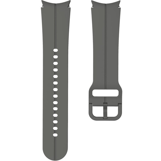 Pasek silikonowy do Samsung Galaxy Watch 4/5/6 40/42/43/44/45/46/47mm, Szary