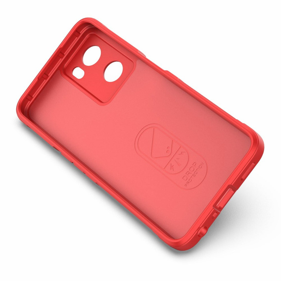 Etui do Oppo A57s, Gaming Shockproof, czerwone