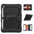 Etui pancerne do iPad 10.2" 2021/2020/2019 (9/8/7 gen.), ochronne 360 z miejscem na rysik, Czarne